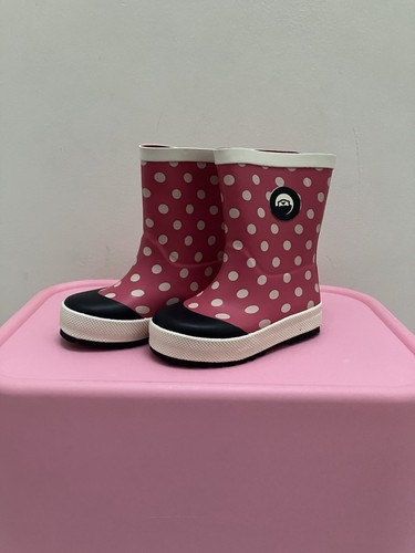 New spotty otter pink wellies - spotty,