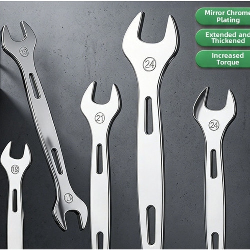 Chrome polished double head - polished,