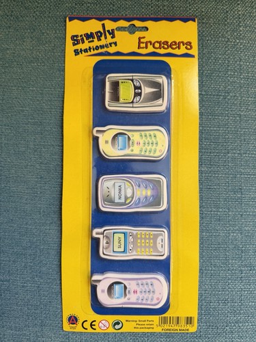 Erasers rubbers mobile - erasers,
