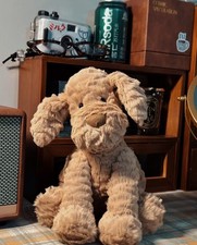 Jellycat Wavy Puppy 23cm BNWT | Super Fluffy w/Dust Bag | XMAS GIFT READY New