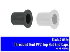 THREADED ROD PVC TOP HAT END