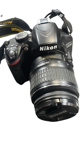 Nikon d3200 with 55mm lens - nikon, 18-55mm