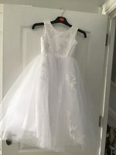 flower girl dresses with tiara hairband. Fully lined