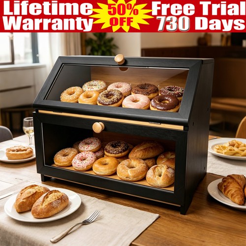 Bread bin tiers double - tiers,