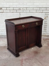 Antique Georgian Mahogany Chiffonier Cabinet