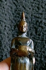 Thai Buddha 19th century Bronze Statue Phra Luang Pho Ban Laem