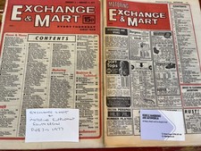 Exchange and Mart Magazine