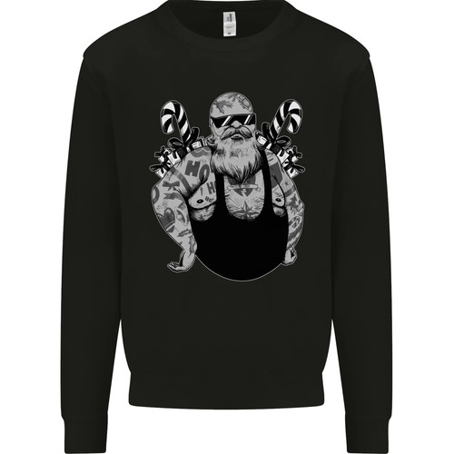 Tattoo santa funny christmas - santa,