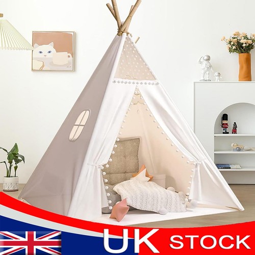 Large kids teepee lace wooden - large,