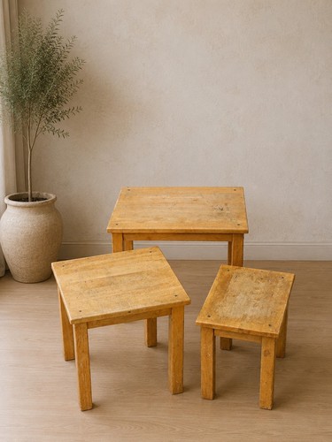 Artist rustic solid wood - rustic,