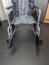 Bariatric Foldable Wheelchair Heavy Duty. With brakes for The Attendant .