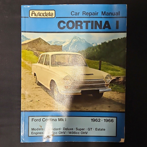 Ford cortina repair manual mk1 - repair,