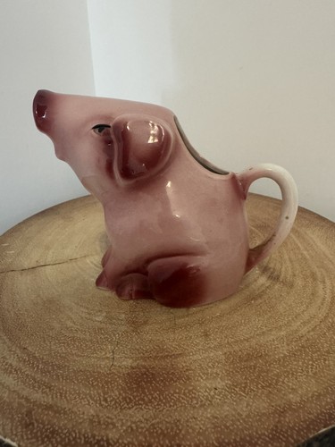 Tony wood pig jug pitcher - wood,