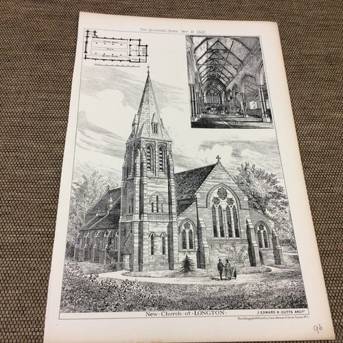 1881 original architect - architect, print