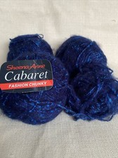 Knitting crochet yarn job lot bundle Sheena Anne Cabaret Yarn 0.168kg
