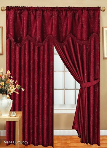 Glittery malta curtains pair - malta,