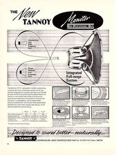 HIFIB4 ADVERT 11X8" TANNOY MONITOR H.P.D SPEAKERS