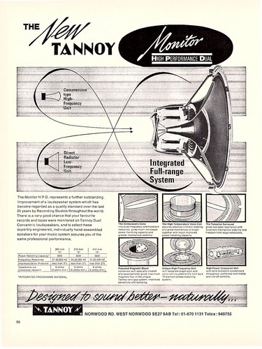 Hifib4 advert 11x8 tannoy - hifib4, 11x8"