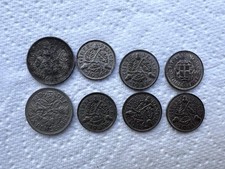8x British Pre-Decimal Coins