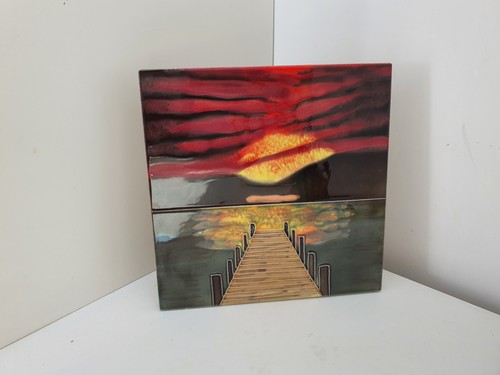 Ceramics art tile hanging - ceramics,
