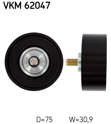 Ribbed belt deflection guide - v-ribbed, deflection/guide