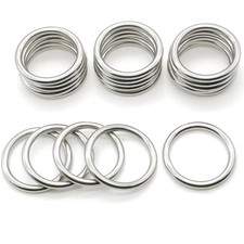 10 Pack Metal O Ring, 2 inch