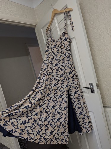 Reiss midi yanna dress - yanna, tie