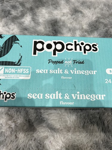 Popchips sea salt vinegar - -,