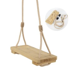 Wooden swing seat hanging - wooden,