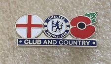 3. Chelsea Supporter Enamel Badge - Wear  Proud - Very Collectable We Remember