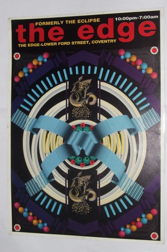 The edge rave flyer - ,