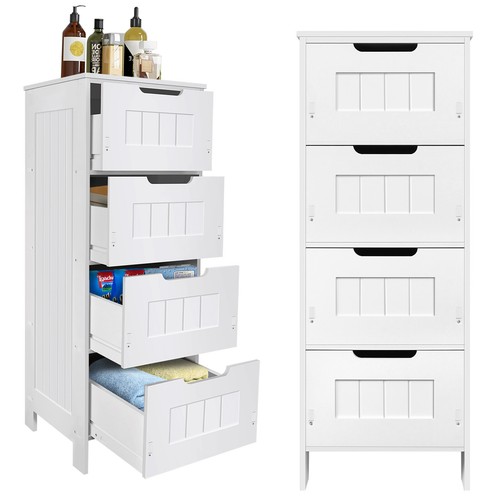 Bathroom floor storage cabinet - floor,