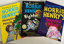 Halloween - 3 x Horrid Henry's Books by Francesca Simon - Please see description