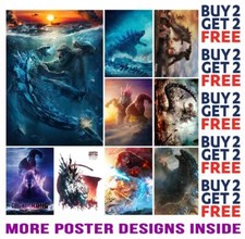 GODZILLA X KONG MINUS ONE POSTER ART PRINT A4 A3 SIZE -BUY 2 GET ANY 2 FREE
