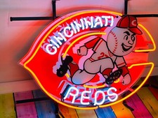 20"x16" Cincinnati Reds Neon