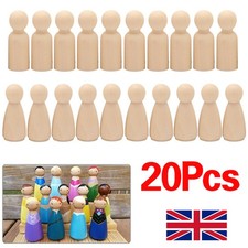 20pcs Wood Peg Doll Little