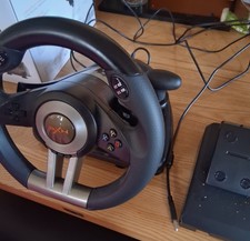PXN V3 Pro Steering Wheel and Pedals for PC/PS3/PS4/Xbox/Switch