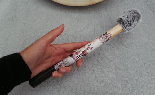 Drum beater shamanic drums