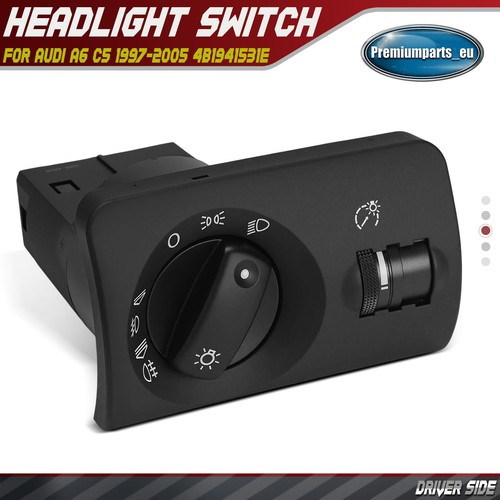 Driver side headlight switch - side,