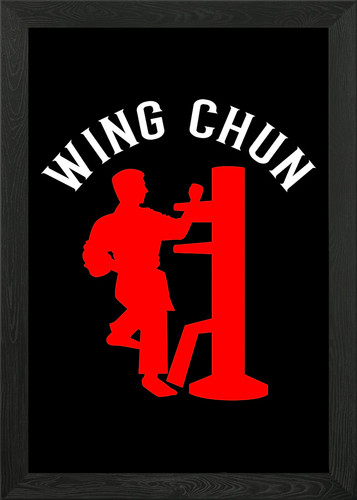 Wing chun dummy - wing, wall