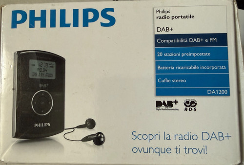 Philips da1200 dab - dab+, pocket
