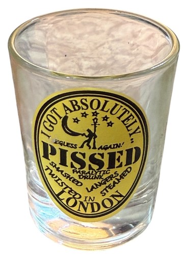 Shot glass clear got - shot, "i