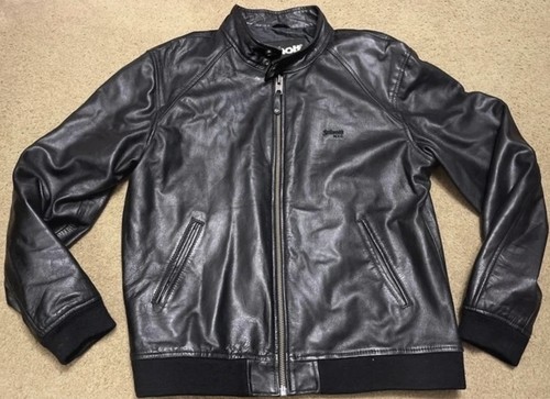 Schott leather bomber jacket - schott,