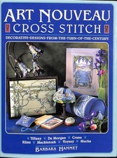 Art nouveau cross - nouveau, stitch