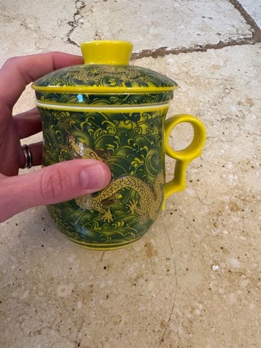 Chinese dragon tea mug - dragon, with