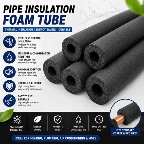 Foam tubing pipe insulation - pipe,