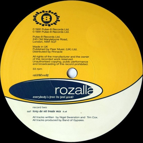Rozalla everybodys free - -,
