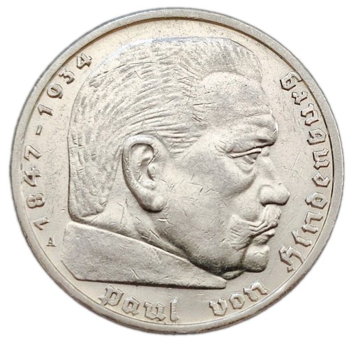 Third reich reichsmark 1939 - third, 5