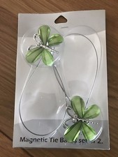 Butterfly Magnetic tie-backs 6 fabulous cols, ideal for curtains, nets, voiles