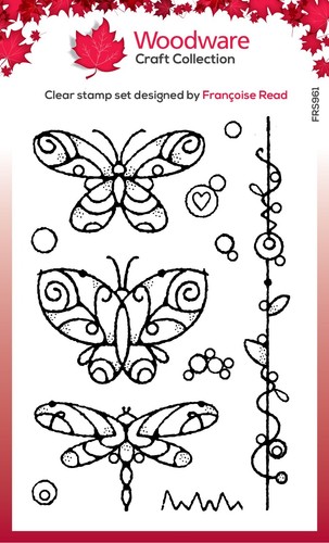 Woodware clear stamps by - clear,